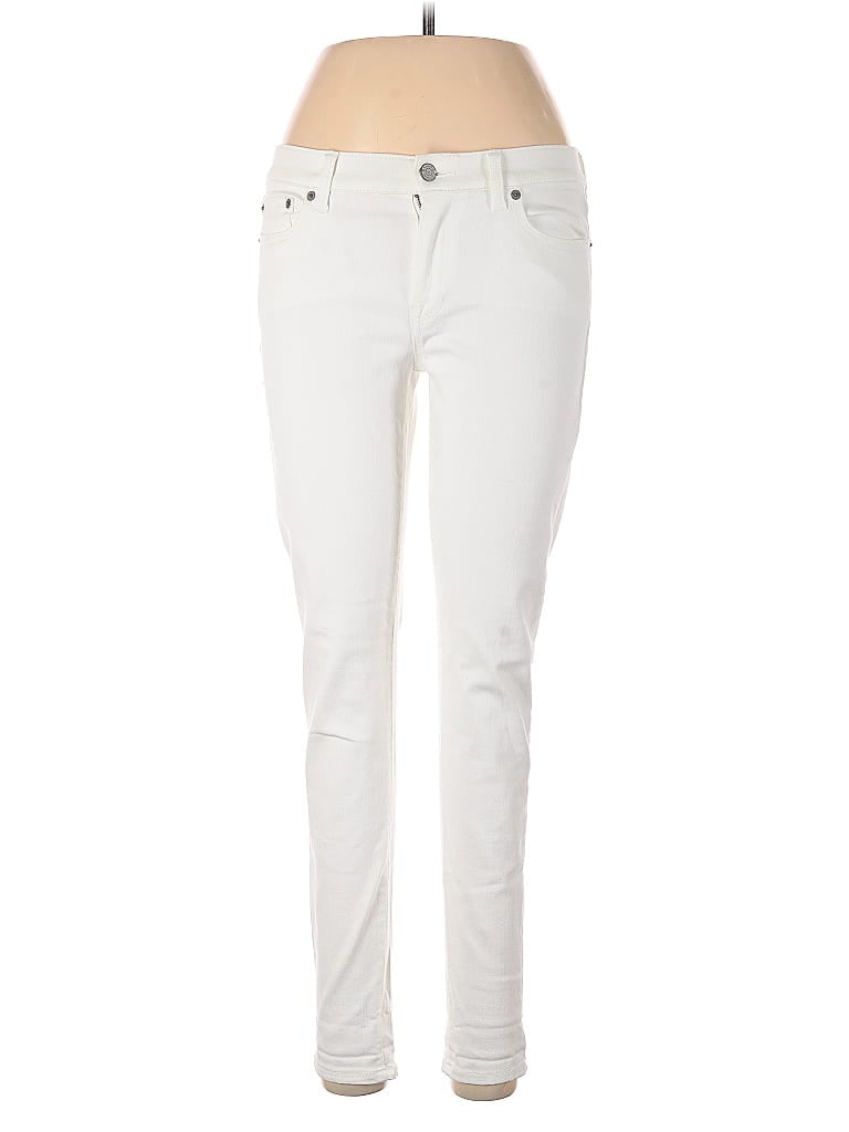 Pre-owned Banana Republic Factory Store Jeans In White