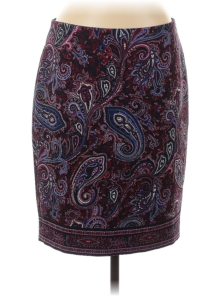 Click to view more detailed imagery on our partner's website Pre-owned Talbots Formal Skirt In Burgundy