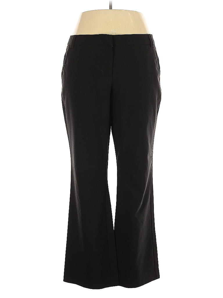 Pantalon Tailleur New York & Company Taille 10 - Rayures Pin Stripe Noires, Occasion Très Bon état