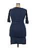 Happy Mama Blue Casual Dress Size XXL - photo 2