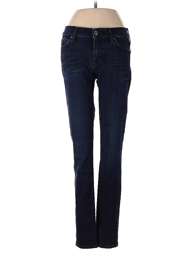 Pre-owned 7 For All Mankind Jeans In Blue