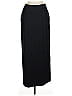 Piazza Sempione Solid Black Wool Skirt Size EU (IT) 42 / US 6 - photo 1
