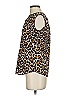 J.Crew Animal Print Brown Sleeveless Blouse Size 00 - photo 5
