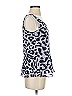 CAbi 100% Polyester Blue Sleeveless Blouse Size XS - photo 4