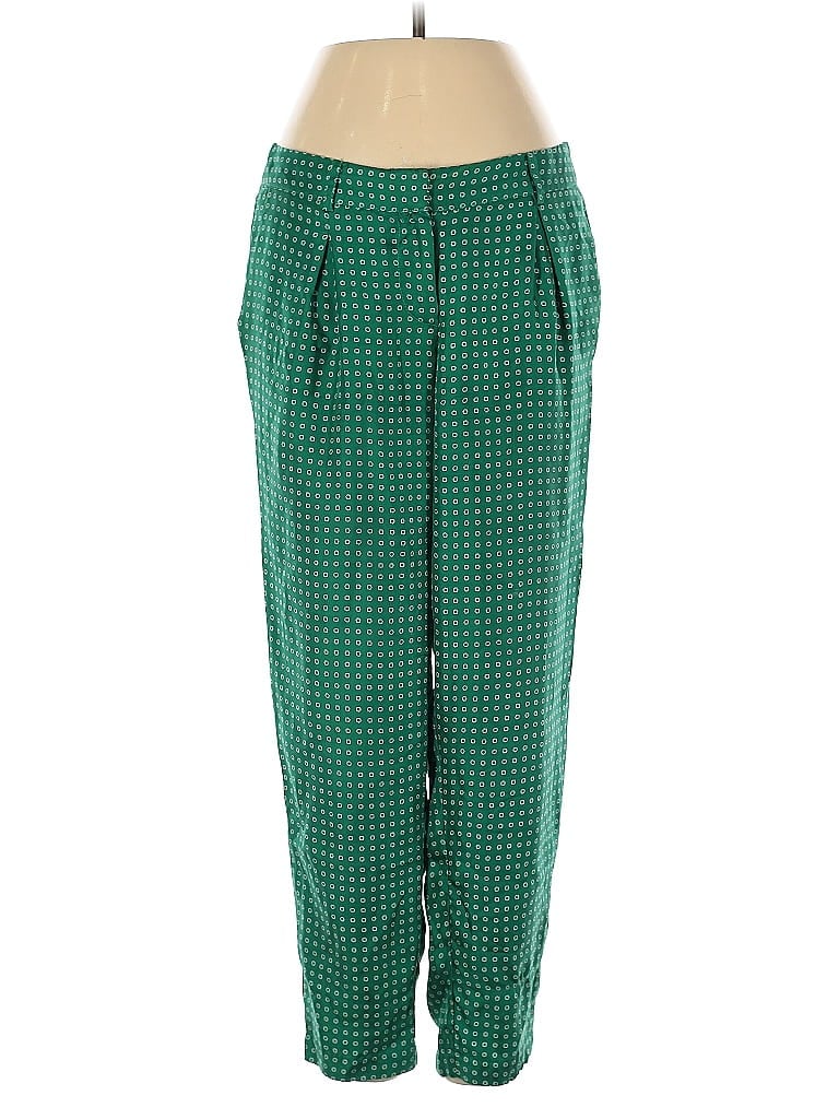 Pre-owned Harlyn Silk Pants In Green
