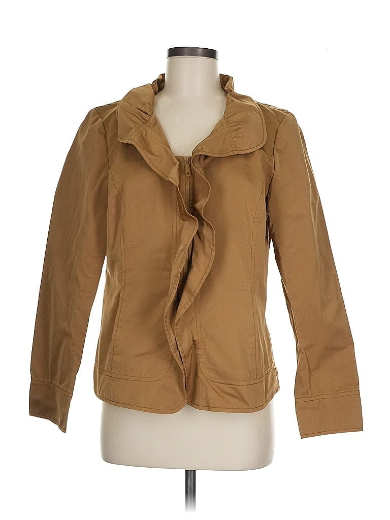 Pre-owned Lafayette 148 Jacket In Brown