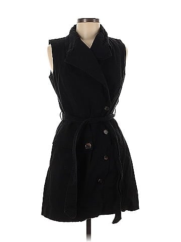 Toccin X RTR Black Trench Wrap Dress (view 1)