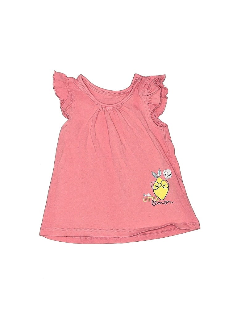 Lupilu 100% Baumwolle Pink Short Sleeve T-Shirt 3-6 MO / 6 MO - photo 1