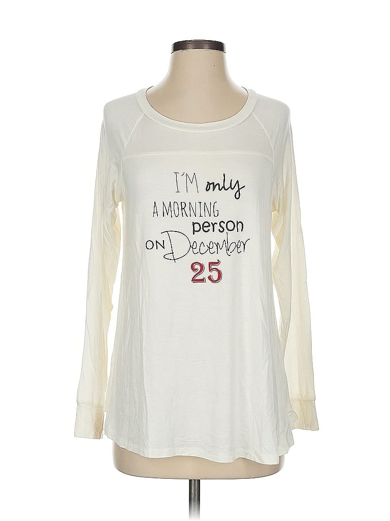 Pre-owned Altar'd State Long Sleeve T-shirt In White