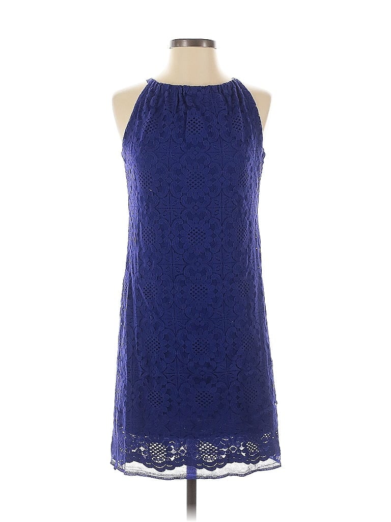 Pre-owned Max Studio Cocktail Dress In Blue