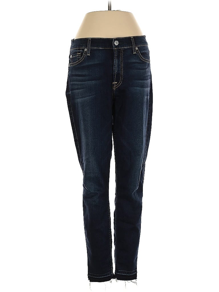 Pre-owned 7 For All Mankind Jeans In Blue