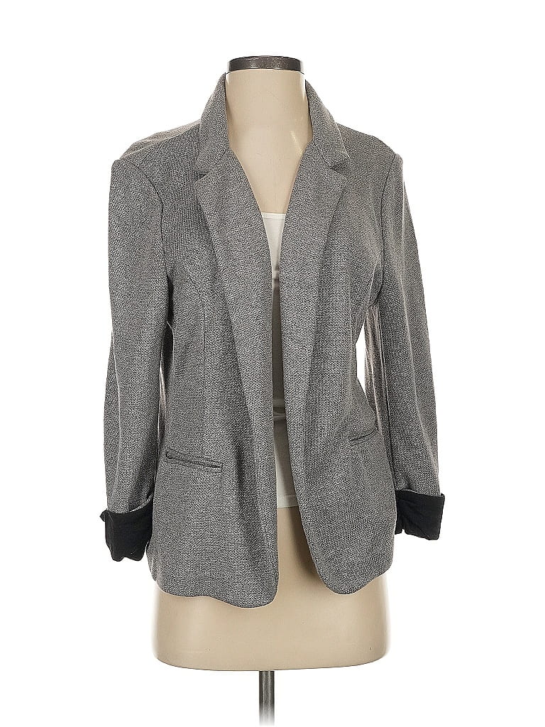 Pre-owned Skies Are Blue Blazer Jacket In Gray
