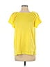 Paraella 100% Polyester Yellow Short Sleeve Top Size S - photo 1