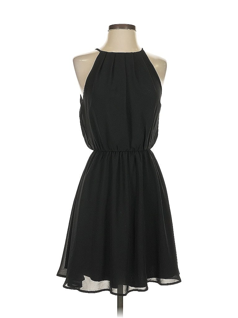 Pre-owned Lush Casual Dress In Black