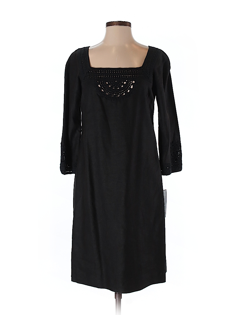 Anne Klein Black Casual Dress Size 4 - photo 1
