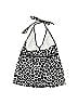 Motherhood Animal Print Black Swimsuit Top Size S - photo 2