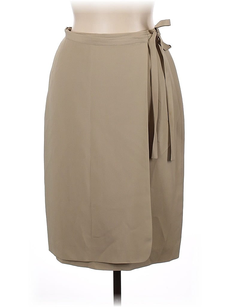 Giorgio Armani Solid Tan Formal Skirt Size 10 - photo 1