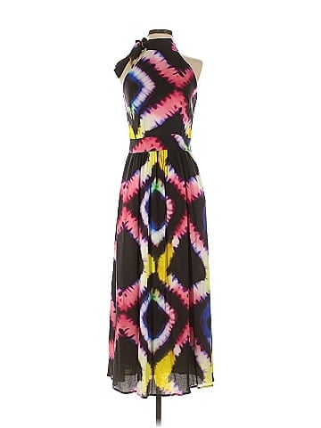 Busayo Collective Rainbow Tie Dye Dress (view 1)