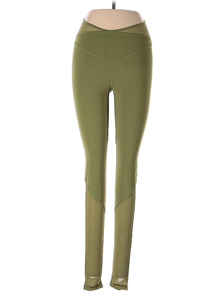 Pre-owned Lululemon Athletica Active Pants In Green