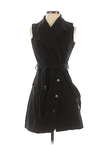 Toccin X RTR Black Trench Wrap Dress (view 1)