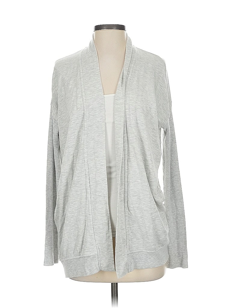 Pre-owned Banana Republic Cardigan Sweater In Gray