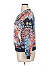 New York & Company 100% Polyester Print Blue Jacket Size XL - photo 5