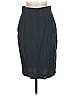 Akris Punto 100% Baumwolle Black Gray Formal Skirt Size 6 - photo 2