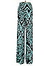 HerShe Print Teal Casual Pants Size S - photo 1