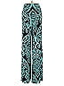 HerShe Print Teal Casual Pants Size S - photo 2