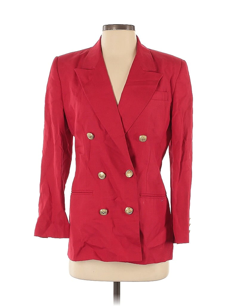 Click to view more detailed imagery on our partner's website Pre-owned Talbots Blazer Jacket In Red