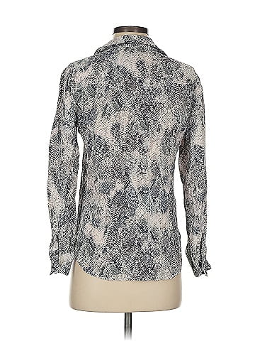 Lavender Brown Long Sleeve Blouse (view 2)