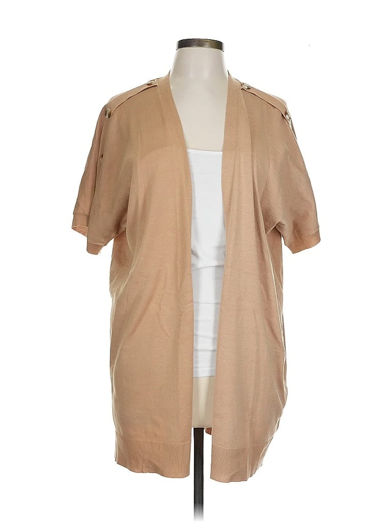Pre-owned Cable & Gauge Kimono In Brown