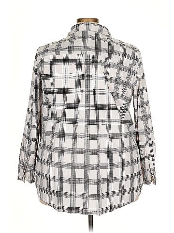 Lyssé 3/4 Sleeve Button-Down Shirt (view 2)