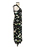 Ann Taylor LOFT 100% Viscose Floral Black Casual Dress Size 4 - photo 4
