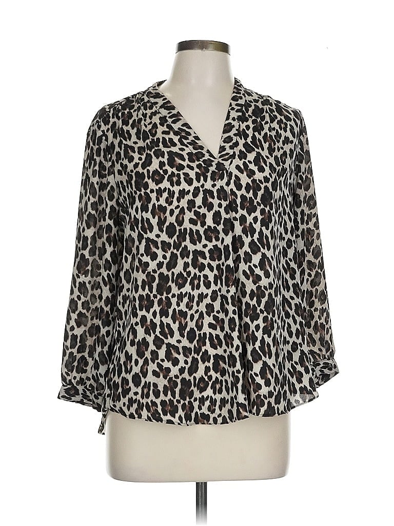 Pre-owned Vince Camuto 3/4 Sleeve Blouse In White