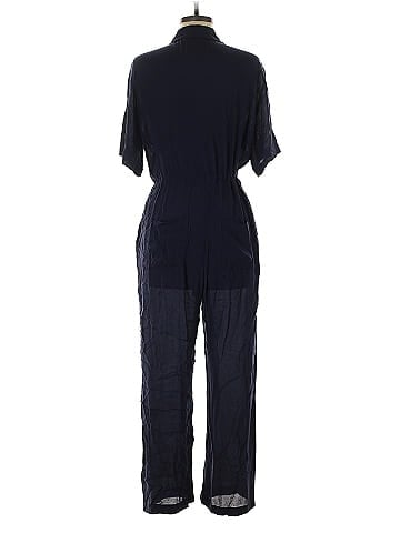 Thakoon Collective Navy Short Sleeve Jumpsuit (view 2)