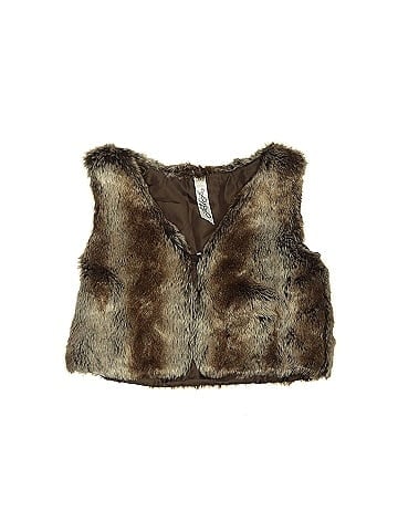 Love U Lots Faux Fur Vest (view 1)