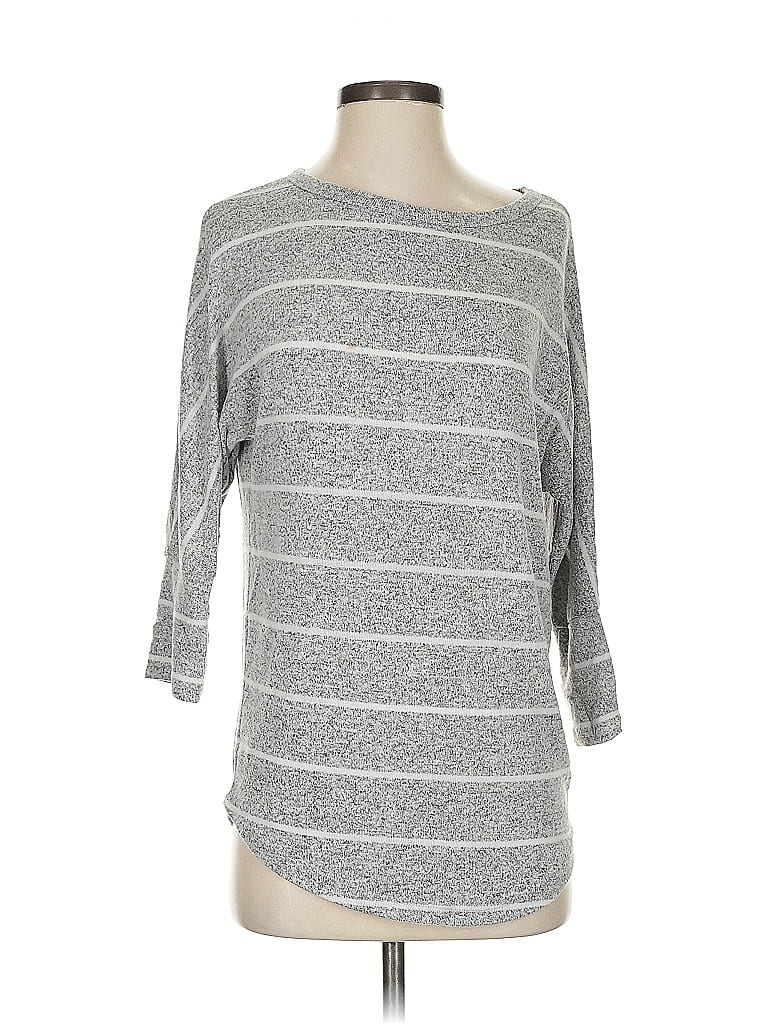 Pre-owned Market & Spruce Pullover Sweater In Gray