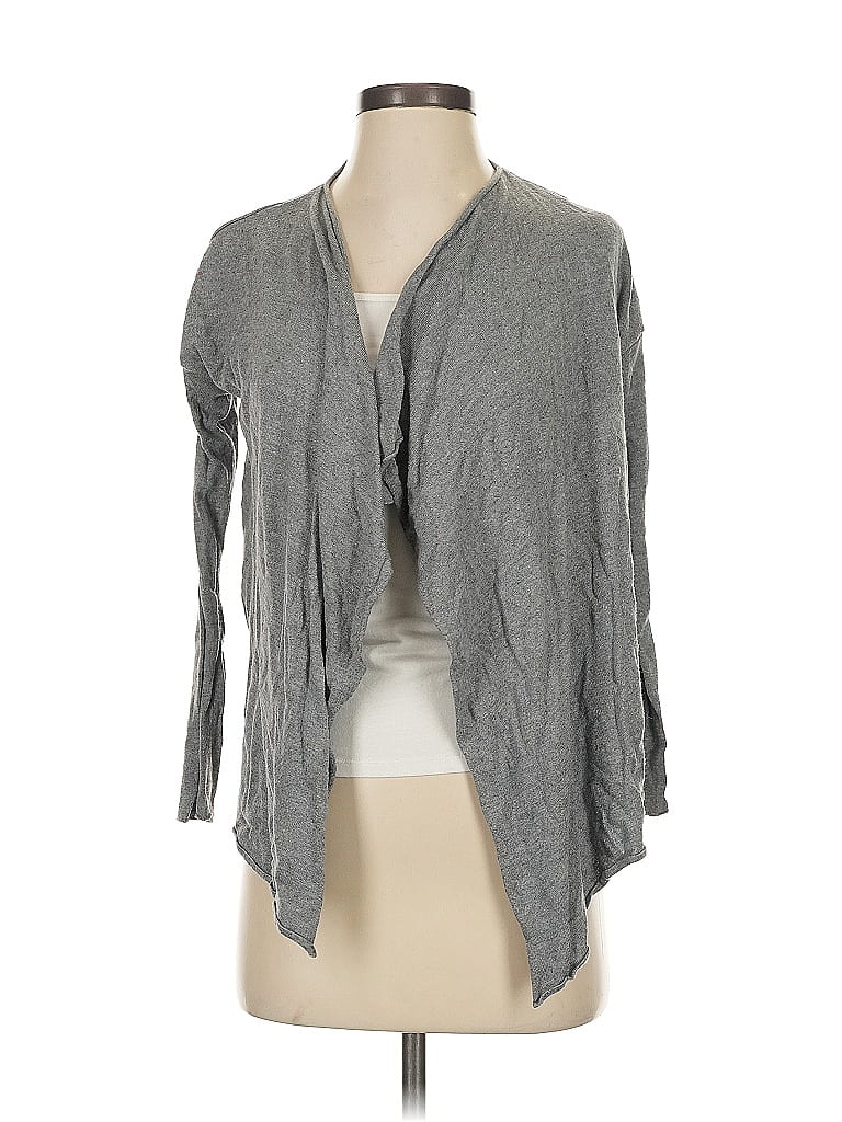 Pre-owned Basics Cardigan Sweater In Gray