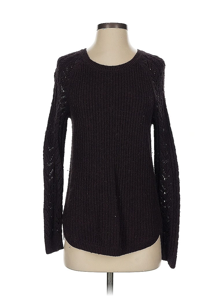 Pre-owned Ann Taylor Loft Pullover Sweater In Black