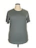 CUTS Solid Gray Active T-Shirt Size XXL - photo 1