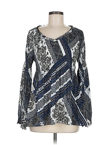 Sharagano Long Sleeve Blouse (view 1)