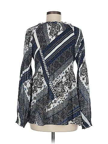 Sharagano Long Sleeve Blouse (view 2)