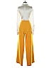 Sergio Hudson 100% Polyester Yellow Mixed Media Jumpsuit Size 6 - photo 2