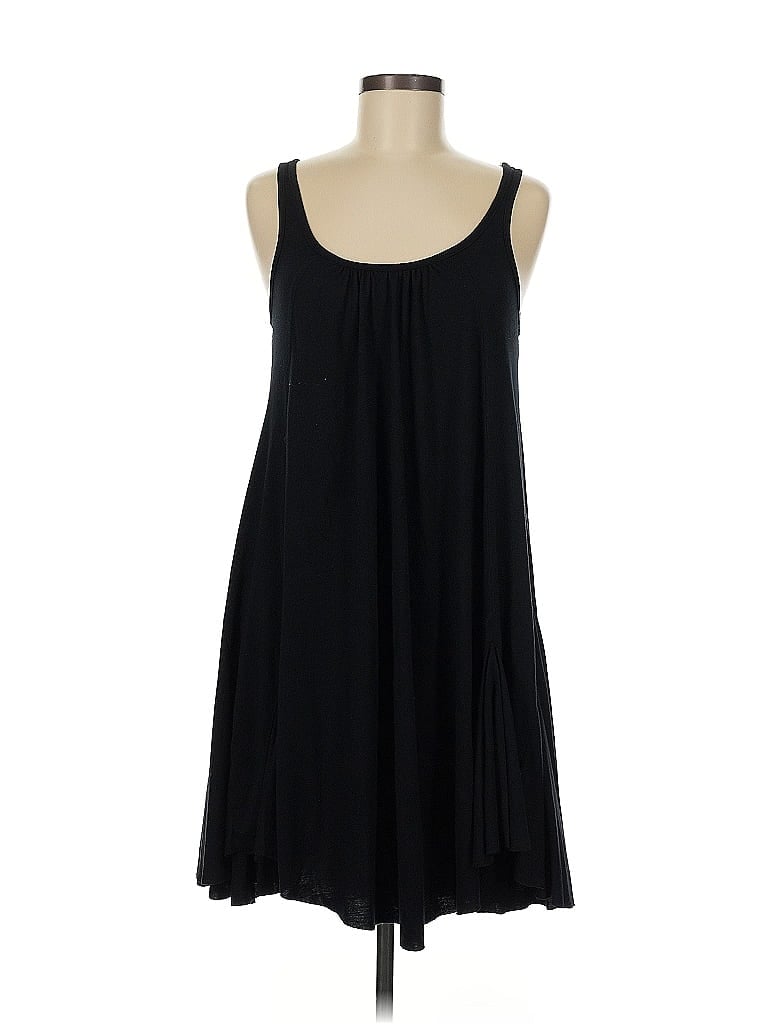 BROWNY Solid Black Casual Dress Size M - photo 1