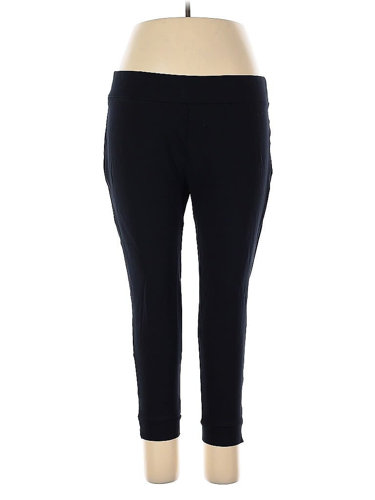 Ann Taylor Factory Solid Black Active Pants Size XL - photo 1