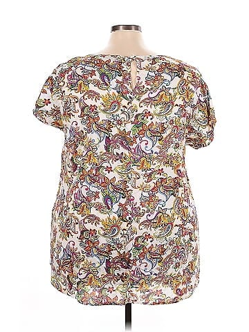 Ava Christine Short Sleeve Blouse (view 2)