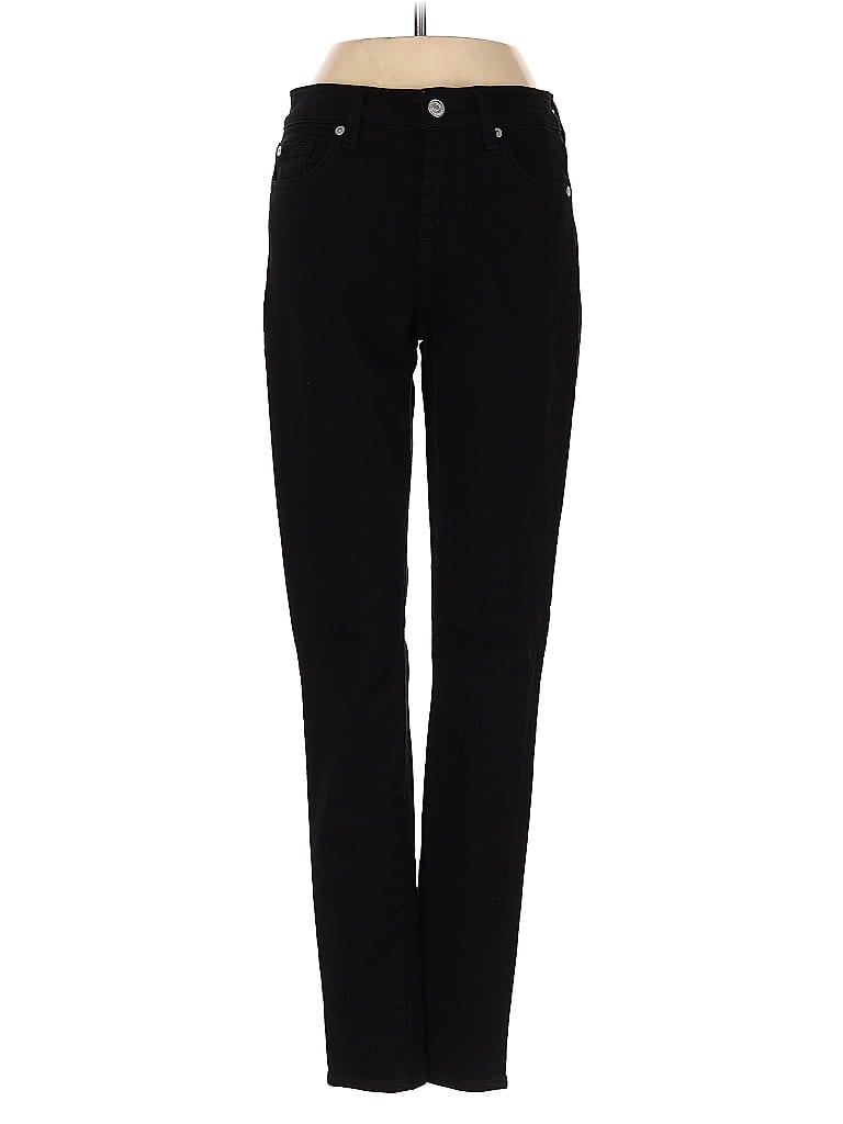 Pre-owned 7 For All Mankind Jeans In Black