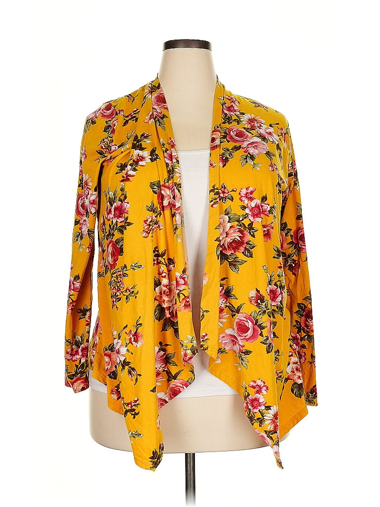 Cool Melon Yellow Kimono Size 2X - photo 1