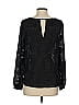 Cooper & Ella 100% Polyester Black Long Sleeve Blouse Size S - photo 2